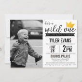 Hij is een uitnodiging van één dag Wild met afbeel (Voorkant)