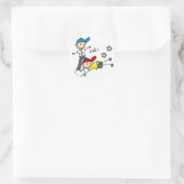 Hij is een veilige honkbal Sticker (Tas)