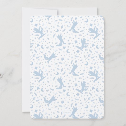 Hij is een Wilde 1 - 1e verjaardag kweekblauw Kaart (Achterkant)