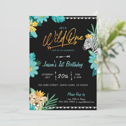 Hij is een wilde eentropische Oerwoud. Kaart (Staand voorkant)