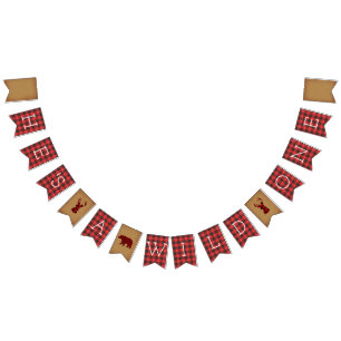 Hij is een wilde.   Eerste verjaardag van de regel Vlaggetjes