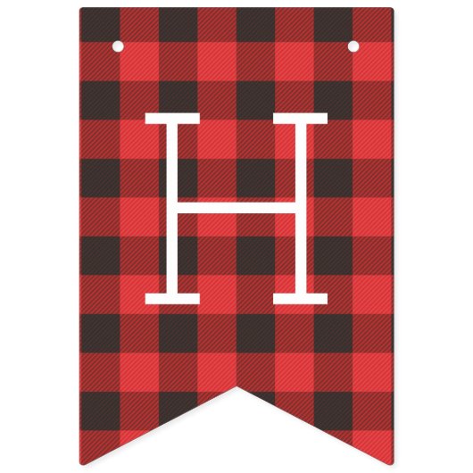 Hij is een wilde | Plaid Eerste Verjaardag Vlaggetjes (Tweede vlag)