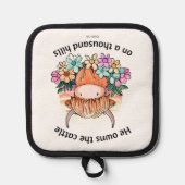 Hij is eigenaar van het vee op een Duizend Heuvels Pannenlap (Voorkant)