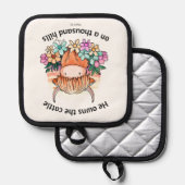 Hij is eigenaar van het vee op een Duizend Heuvels Pannenlap (Voorkant / Achterkant)