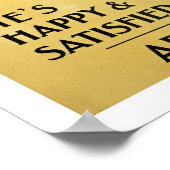 Hij is gelukkig en tevreden, hè? poster (Hoek)