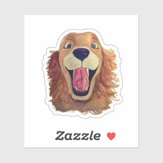 Hij is gelukkig sticker