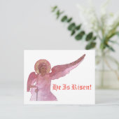 Hij is gereisd. briefkaart (Staand voorkant)