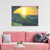 Hij is gereisd. canvas afdruk (Insitu (Woonkamer))