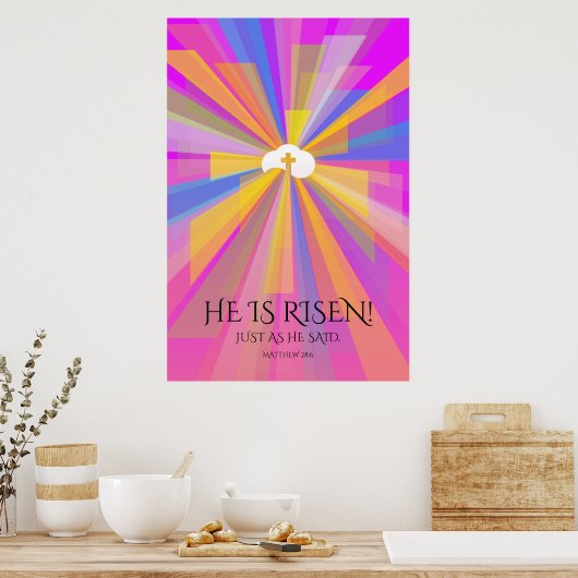 Hij is gereisd. poster (Keuken)