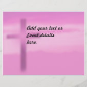 Hij is gerezen - Religieuze paasbijbelstok Flyer (Achterkant)