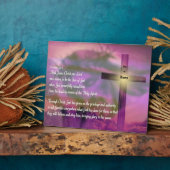 Hij is gerezen - Religieuze paasbijbelstok Fotoplaat (Zijkant)