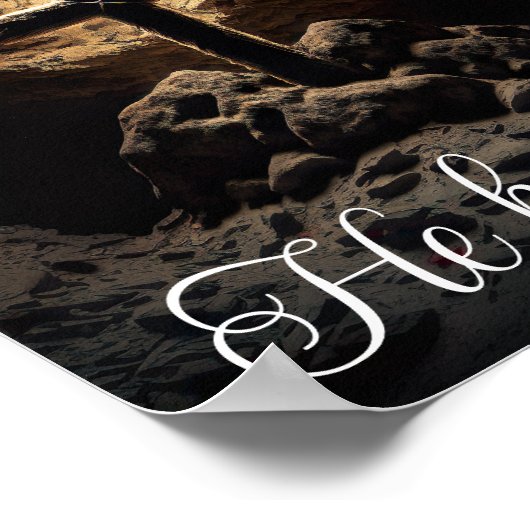 hij is gestegen poster (Hoek)