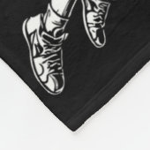 Hij is grappig Jezus basketbal meme Pasen Ch Fleece Deken (Hoek)