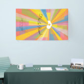 Hij is herrijzingsresten spandoek (Beurs)