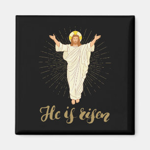 Hij is het Christelijke geloof van Rizzin Magneet