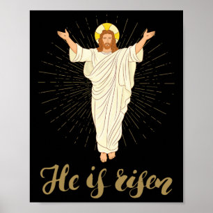 Hij is het Christelijke geloof van Rizzin Poster