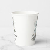 Hij is het Christelijke Paaskruis Papieren Bekers (Rechts)