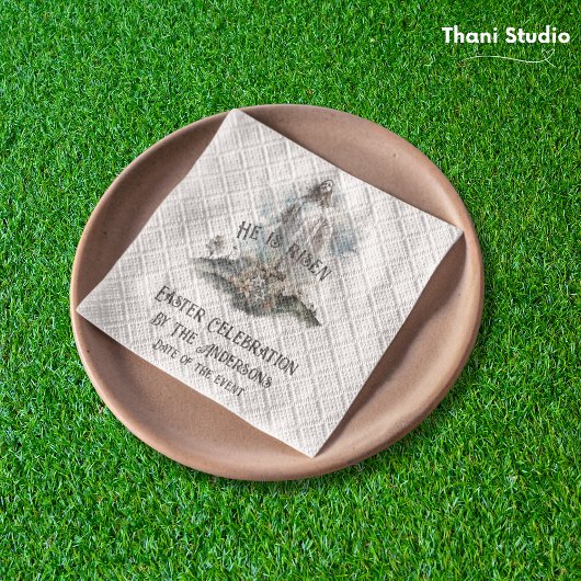 Hij is het Christelijke Paaskruis Servet