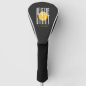 Hij is het licht Christelijke zwart Golfheadcover (Voorkant)