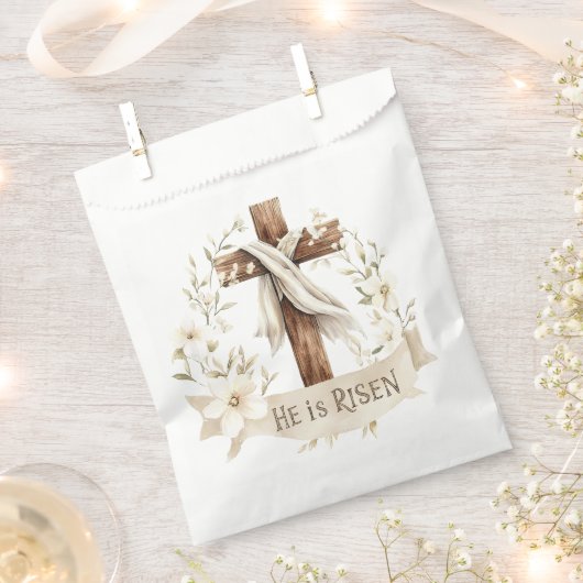 Hij is het verrezen kruis | Easter Bedankzakje (Geknipt)