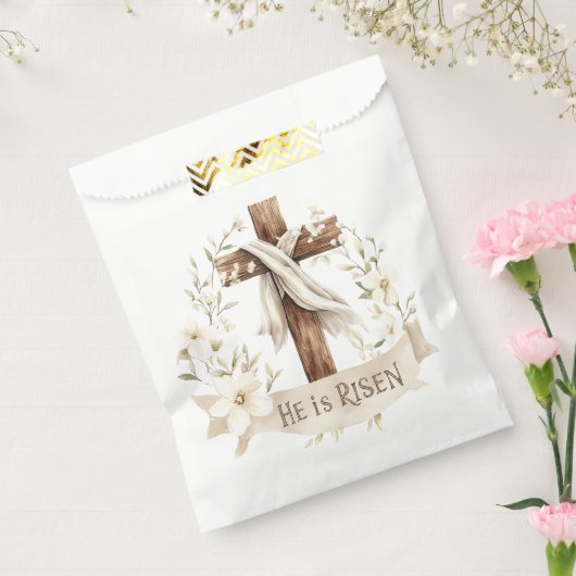 Hij is het verrezen kruis | Easter Bedankzakje (Gezegeld)