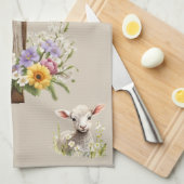 Hij is het verrezen kruis theedoek (Quarter Fold)