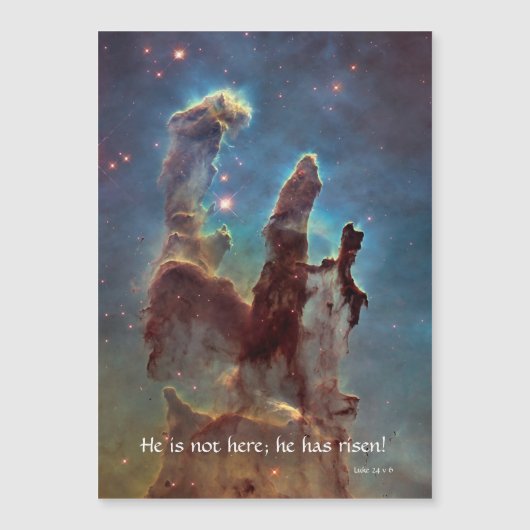 Hij is hier niet, hij is Risen | Lucas 24 v 6 (Voorkant)