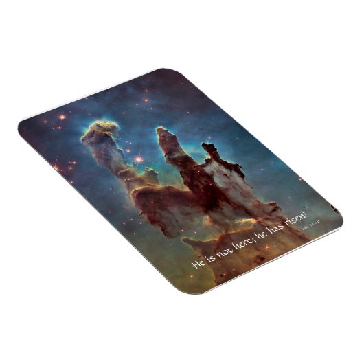 Hij is hier niet, hij is Risen | Lucas 24 v 6 Magneet (Rechterzijde)