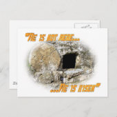 Hij is hier niet ... Hij is stijf! Briefkaart (Voorkant / Achterkant)