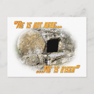 Hij is hier niet ... Hij is stijf! Briefkaart