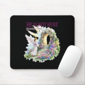 Hij is hier niet - Pastel Waterverf Muismat (Met muis)