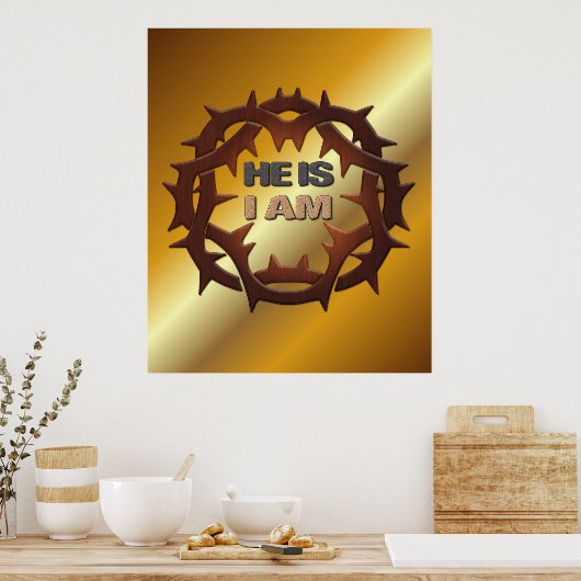 Hij is, ik ben poster (Keuken)