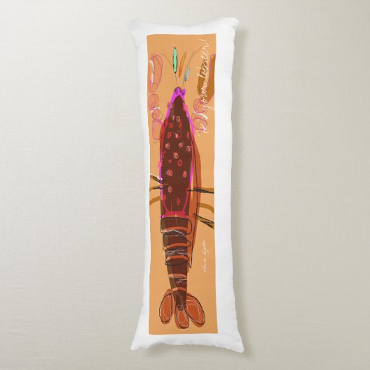 "Hij is je moeder" Lichaamskussen (Voorkant Verticaal)