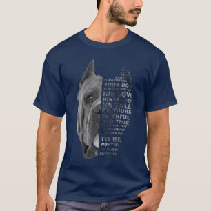 Hij is je vriend je partner je hond Cane Corso T-shirt