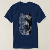 Hij is je vriend jouw partner jouw hond Pitbull. T-shirt (Design voorkant)
