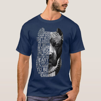 Hij is je vriend jouw partner jouw hond Pitbull. T-shirt
