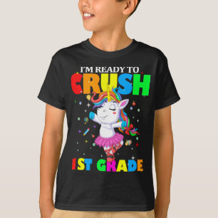 hij is klaar om de eenhoorn van de eerste rang te t-shirt