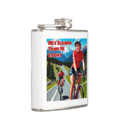 Hij is langzamer dan hij eruit ziet als sassy fiet heupfles (Rechts)