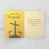 Hij is live en ik ben vergeven van de Kaart van Ea (Binnen)