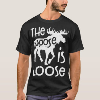 Hij is losse Mannen grappig jagen op  gift T-shirt