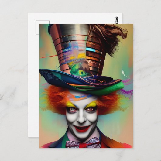 Hij is Mad Briefkaart (Voorkant / Achterkant)