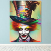 Hij is Mad Canvas Afdruk (Insitu (Houten vloer))