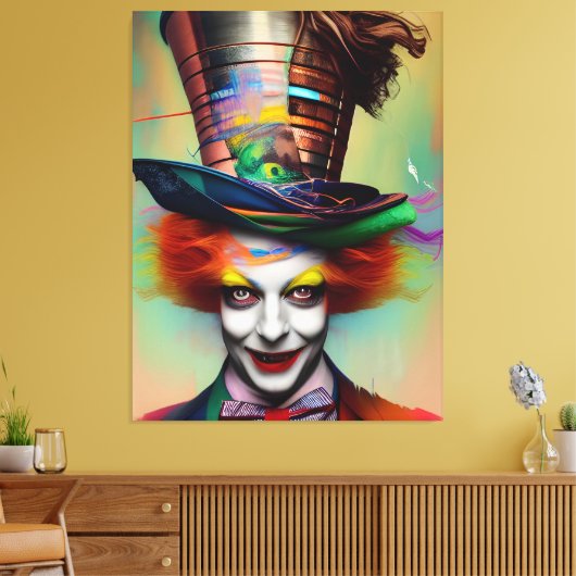 Hij is Mad Canvas Afdruk (Insitu (Woonkamer))