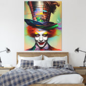 Hij is Mad Canvas Afdruk (Insitu (Slaapkamer))