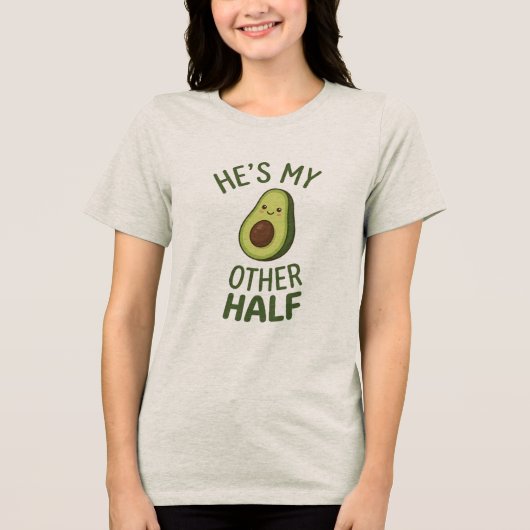 Hij is mijn andere helft T-shirt (Voorkant)
