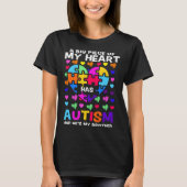 Hij is mijn broeder Autisme Awareness Autistic Aut T-shirt (Voorkant)
