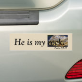 Hij is mijn Bumpersticker van de Schrift van de Ro (Op auto)
