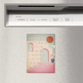 Hij is mijn fourgetje psalm 91 Bijbelscriptie Magneet (Insitu (Vaatwasser))