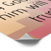 Hij is mijn fourgetje psalm 91 Bijbelscriptie Poster (Hoek)