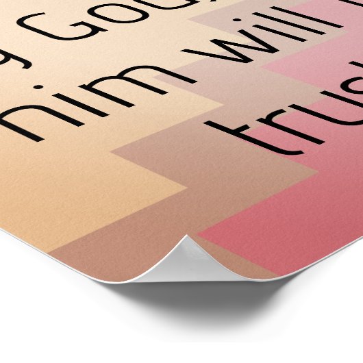 Hij is mijn fourgetje psalm 91 Bijbelscriptie Poster (Hoek)